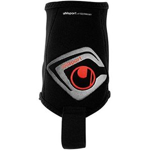UHLSPORT - CHEVILLERE versterkte enkelbandage – schuimvulling – elastische bandage voor heren, zwart (zwart/rood), maat: L
