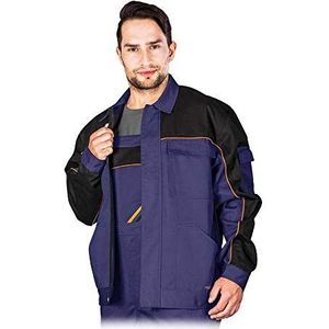 Reis PRO-J_NBPL Pro Master beschermende jas, blauw/zwart/oranje, maat L, Blauw/Zwart/Oranje