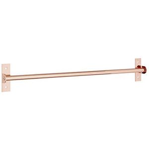 Premier Housewares Sorello 507204 ophangrail van ijzer, 4 x 60 x 9 cm, roségoud