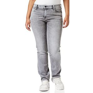 G-STAR RAW Noxer High Straight Jeans voor dames, Grijs (Sun Faded Glacier Grey C293-C464)