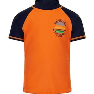 Color Kids T-shirt met print voor kinderen, uniseks, oranje popsicle
