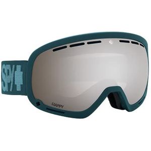 SPY Optic Marshall wintersport veiligheidsbril voor kleur- en contrasterverhoging glazen effen blauwgroen - Happy ML roze met zilveren spiegelglazen