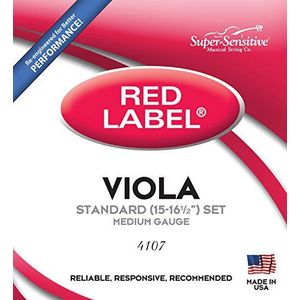 Super Sensitive Red Label Viola Set van 15-16,5 inch Medium