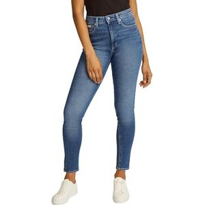 Calvin Klein Jeans J20J224492 ─ Jean moulant taille haute pour femmes, denim (Denim Dark), 26 W/30 L, Denim (Denim foncé), 26W / 30L