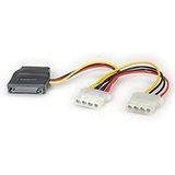 ROLINE Y-adapterkabel SATA / 3x 4-polig HDD