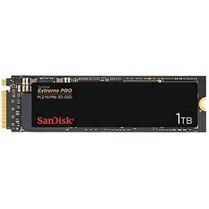 SanDisk SDSSDXPM2-1T00-G25, Extreme PRO 1TB, SSD 3D M.2 NVMe, zwart