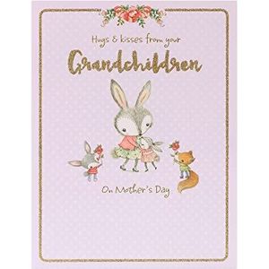 Moederdagkaart voor de kleinkinderen, moederdagkaart voor grootouders