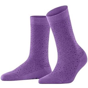 FALKE Tactile Dot W So katoen patroon 1 paar damessokken (1 stuk), Paars (Pink Iris 8943)