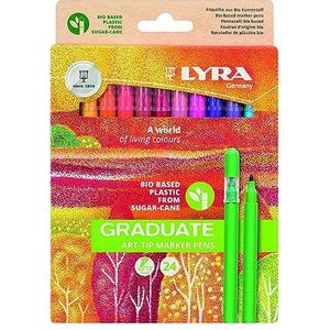 LYRA Graduate Art-Tip Marker, verschillende kleuren, 24 stuks