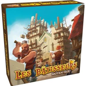 Asmodee - Bombyx - De Bouwers: Middeleeuwen - Bordspellen - Kaartspellen - Reisspellen vanaf 10 jaar - 2 tot 4 spelers - Franse versie