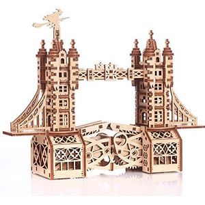 Mr. Playwood Tower Bridge (small) - 3D Houten Puzzel - Bouwpakket Hout - DIY - Knutselen