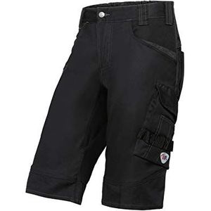 BP 1827-033-0032-60n shorts met hogere taille op de rug, 225,00 g/m², stretch stofmix, zwart, 60n