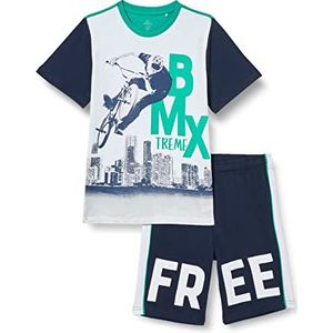 Chicco 2 stuks T-shirt en korte broek voor kinderen, meerkleurig, normaal, meerkleurig, Meerkleurig