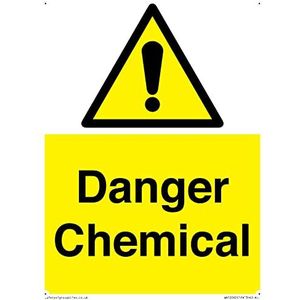 Panneau Danger Chemical – 150 x 200 mm – A5P