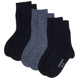 Camano Sokken (3 stuks) meisjes, blauw (navy 4), 23-26 EU, blauw (Navy 4)