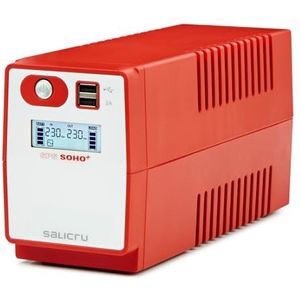 Salicru SPS 850 Soho+ iec - Ononderbroken voeding (sai/ups) 850 va Line-Interactive en met dubbele USB-oplader.