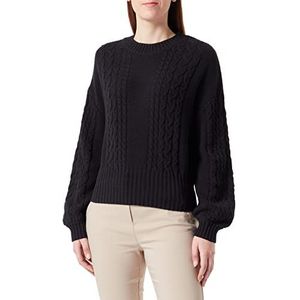 ICHI Sweater dames, 194008/zwart, M, 194008 / zwart