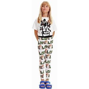 Desigual Legging met All Over Print Ecru