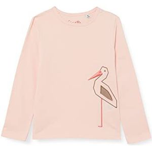 Sanetta Seashell roze lange mouwen baby meisje T-shirt roze 80, zeelicht roze