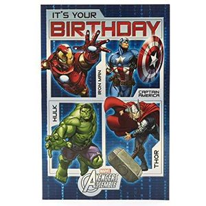 UK Greetings Avengers verjaardagskaart jongens verjaardagskaart Marvel verjaardagskaart