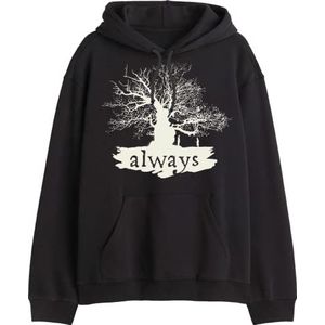 HARRY POTTER Mehapomsw005 Hoodie voor heren, zwart.