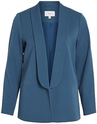 Vila Vivarone Blazer - Noos Korte blazer voor dames, Marokkaans blauw