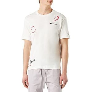 Champion T-shirt, uniseks, off-white (Way), M, Off-White (Way)