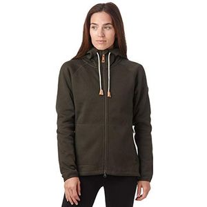 FJÄLLRÄVEN Övik capuchon van wol W dames sweatshirt, Deep Forest