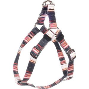 Flamingo Harnais Step&Go Tabor mélange XS pour Chien - Réglable en continu avec Boucle à clic - Anti Traction - A: 20-35cm B: 20-35cm x 10mm x 1mm