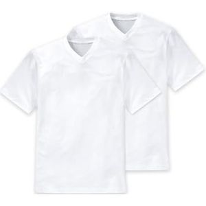 Schiesser heren onderhemden met korte mouwen, Wit (100)
