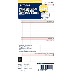 FILOFAX 24-68475 persoonlijke kalender 2024 1 week / 2 pagina's business