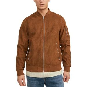 JACK & JONES Jjerocky Bomberjack van synthetisch suède voor heren