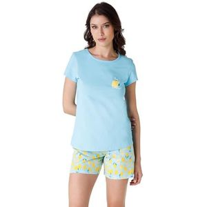LOVABLE Ensemble de pyjama pour femme, bleu ciel, XL