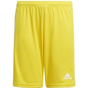 adidas Squad 21 Sho Y – shorts (1/4) – voetbalshorts – uniseks en kinderen, Tmyell / wit