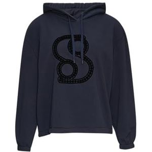 s.Oliver 2150868 Sweatshirt met capuchon voor dames, 59d1 blauw