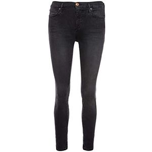 True Religion Halle Light Black Skinny Jeans, dames, zwart (Black 1001), maat 36 (fabrieksmaat: 25), zwart (Black 1001)