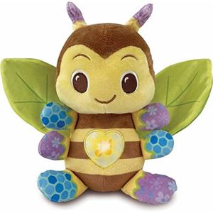 VTech Busy Musical Bee | Interactief en sensorisch pluche dier met licht en muziek | geschikt voor kinderen van 3 tot 24 maanden | Engelse versie