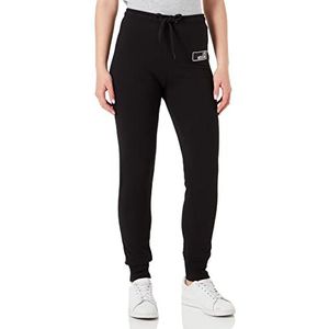 Love Moschino Dames slim fit joggingbroek shorts zwart maat 38, zwart.