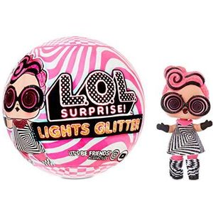 LOL Surprise modepoppen om te verzamelen - met 8 verrassingen, modi en accessoires - zwart licht onthulling inbegrepen - Glitter Lights pop