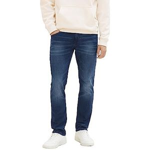 Tom Tailor Denim Heren Aedan Slim Mid Jeans, Blauw (Mid Stone Wash Denim 1052), 32W / 32L