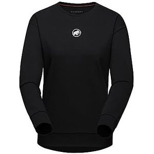 Mammut Core ML Crew Neck Original Sweatshirt voor dames (1 stuk), zwart.