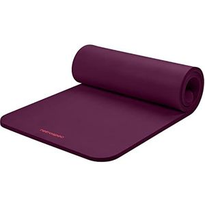 Retrospec Solana Tapis de yoga antidérapant de 2,5 cm d'épaisseur avec sangle en nylon pour homme et femme, pour le yoga à domicile, les pilates, les étirements, les entraînements au sol et de remise