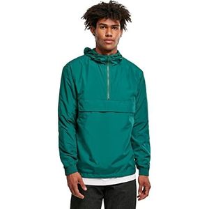 Urban Classics Basic Pullover Over Jacket Herenjas, Groen