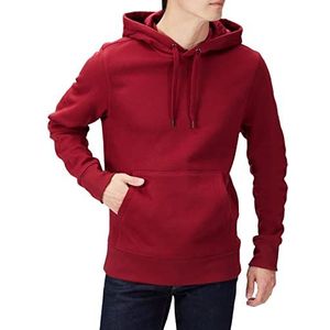 Amazon Essentials Heren fleece hoodie (verkrijgbaar in grote maat), rood, S