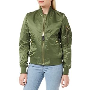 ALPHA INDUSTRIES damesjassen, sage-green/goud, XS, Saliegroen/goud