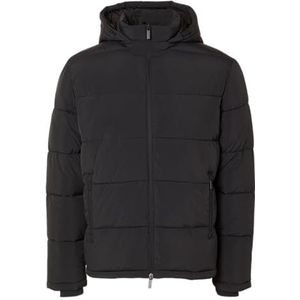 SELECTED HOMME Slhcooper Puffer Jkt Noos Gewatteerde herenjas (1 stuk), zwart.