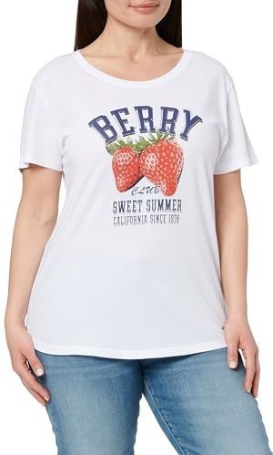 KEYLARGO WT Berry Round T-shirt blanc (1000) XXL pour femme, Blanc (1000), XXL