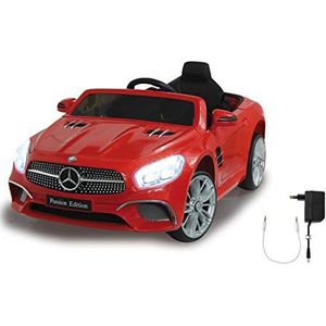 Jamara 460437 - Ride-On Mercedes-Benz Sl 400 rood 12 V - sleutelloze start per knop, Micro SD-behuizing, AUX, USB, ledlicht, claxon, krachtige accu, ultra-grip wielen