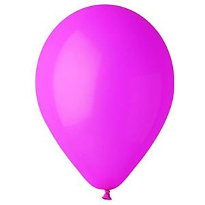 Envelop, 100 hoogwaardige natuurlijke latexballonnen G120 (Ø 33 cm/13 inch), fuchsia roze