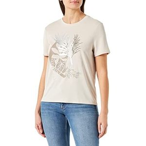 ONLY T-shirt pour femme Onlfree S/S Modal Print Top Box JRS, Pierre Pumice/Imprimé : palm, L